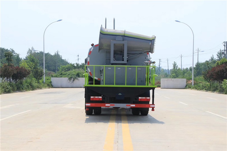 東風(fēng)D9國(guó)六10噸圓罐多功能抑塵車(chē)